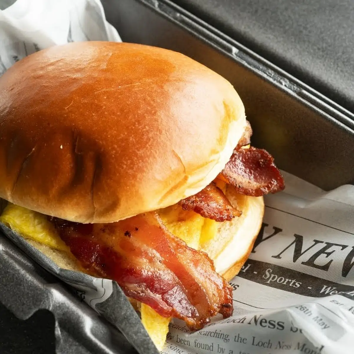 Bacon Egg and Cheese Breakfast Sandwich