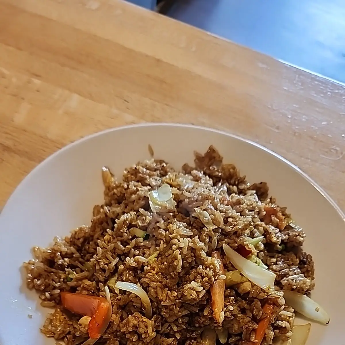 Yellow Curry Chicken Fried Rice