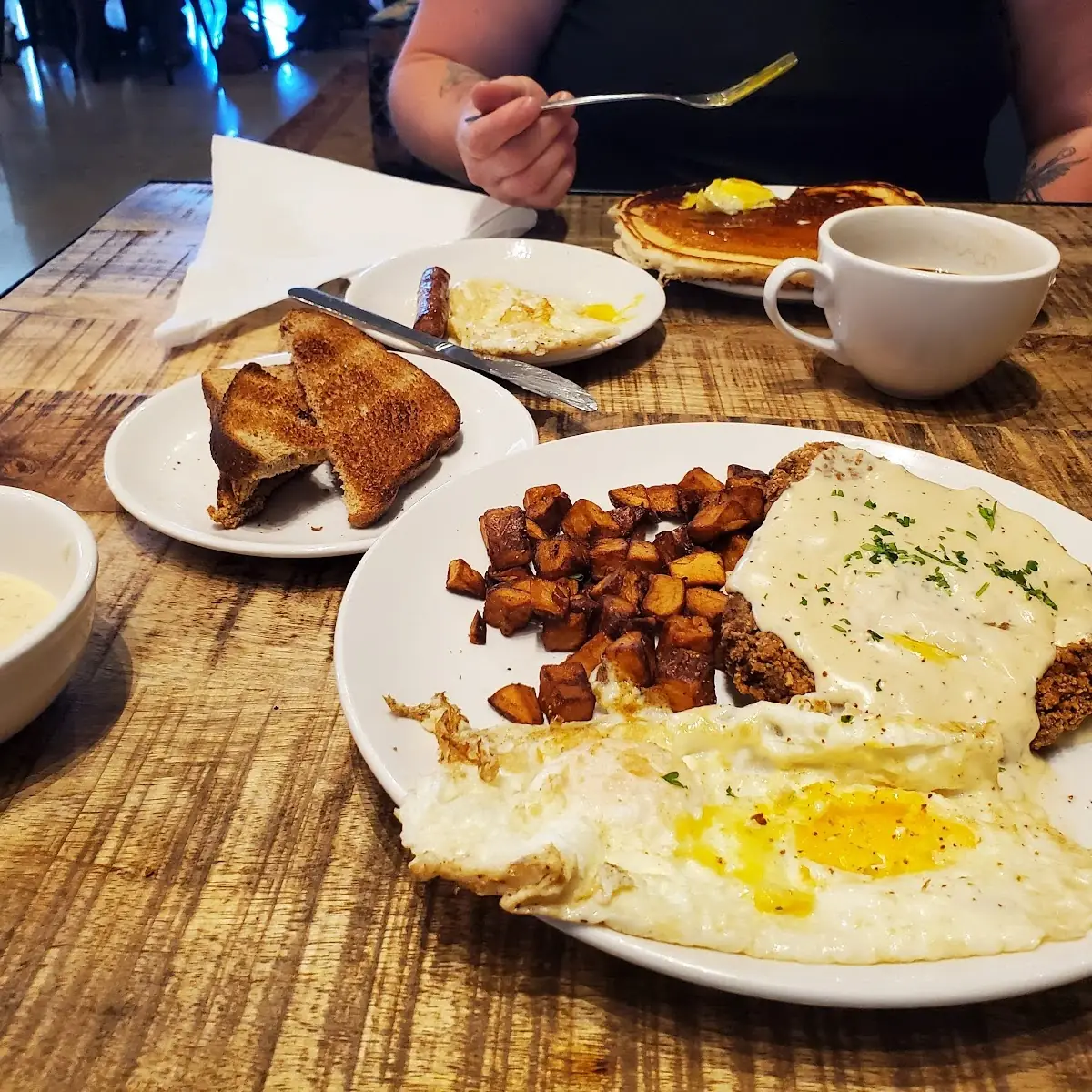 Chicken Fried Steak and Eggs