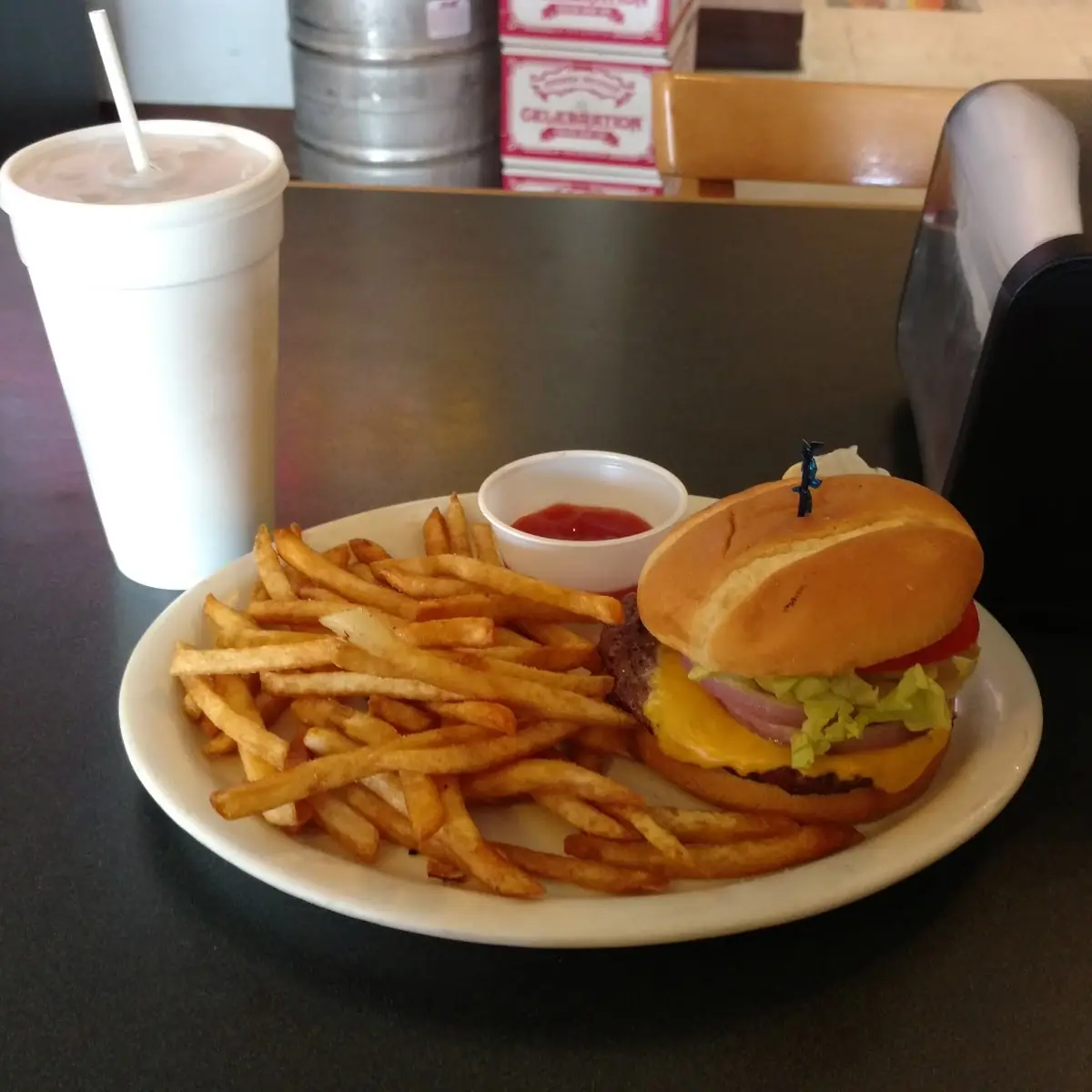 Charlie Burger and Fries