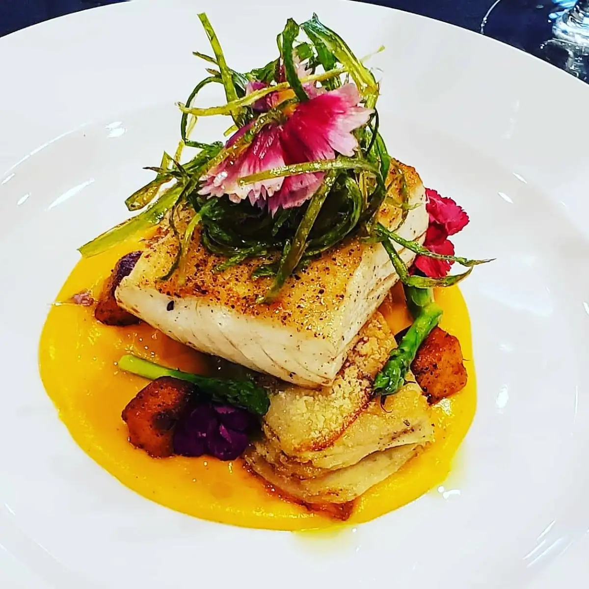 Pan Seared Halibut