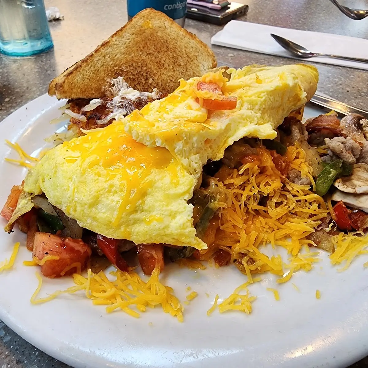 Cheese Steak Omelet