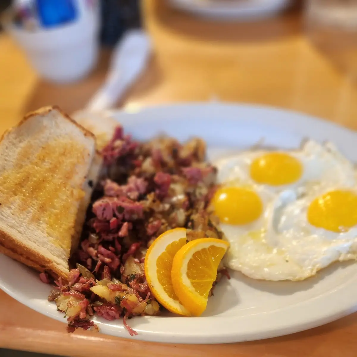 Corned Beef Hash with Egg