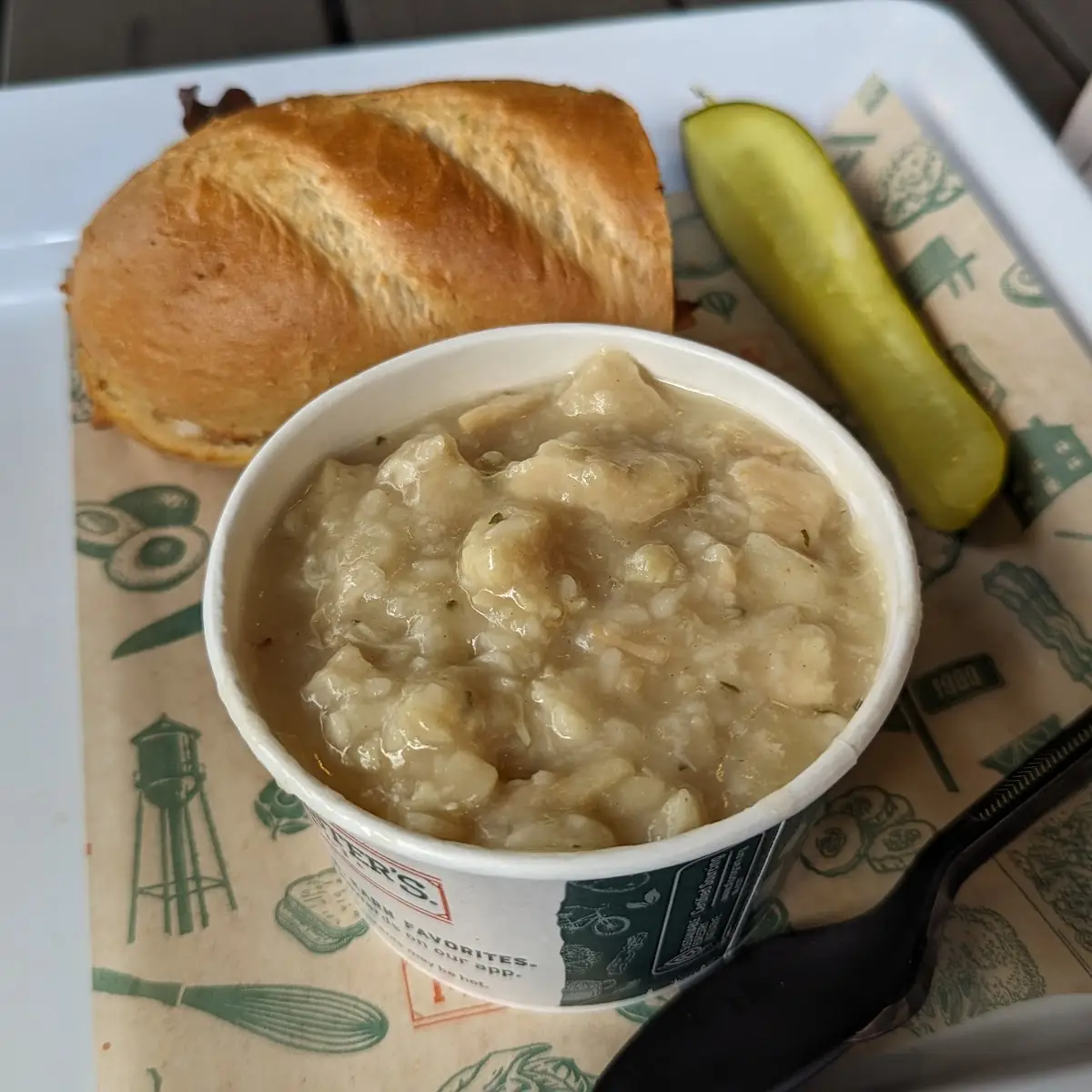 Spicy Turkey with Chicken and Dumpling Soup