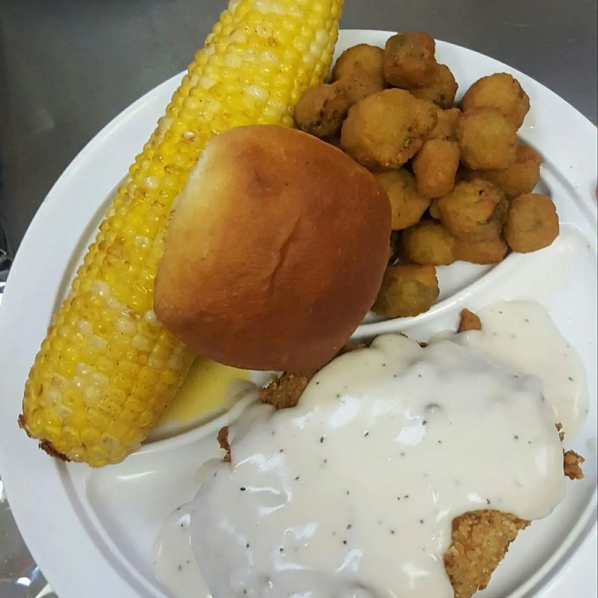 Chicken Fried Steak Fried Okra
