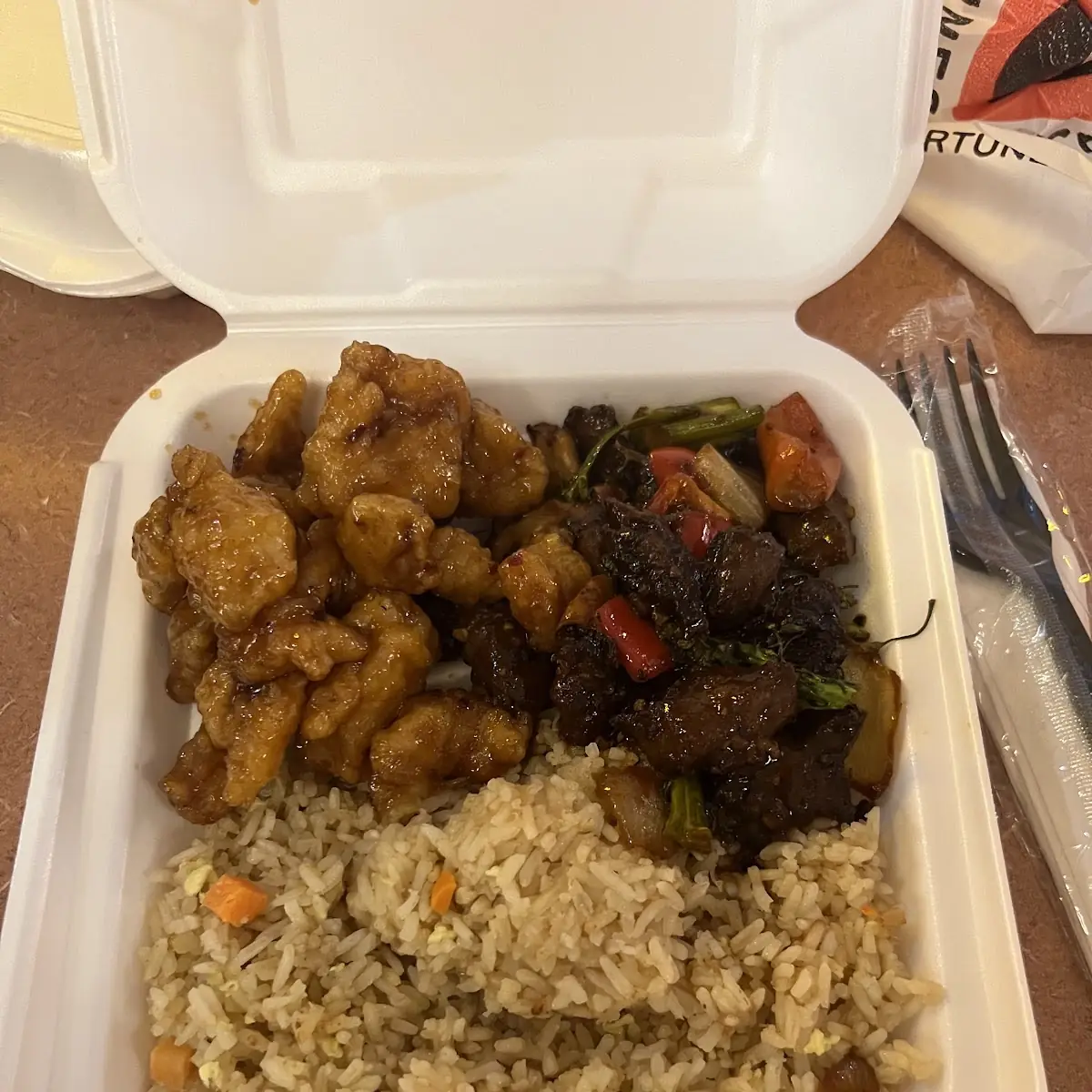 Orange Chicken Fried Rice