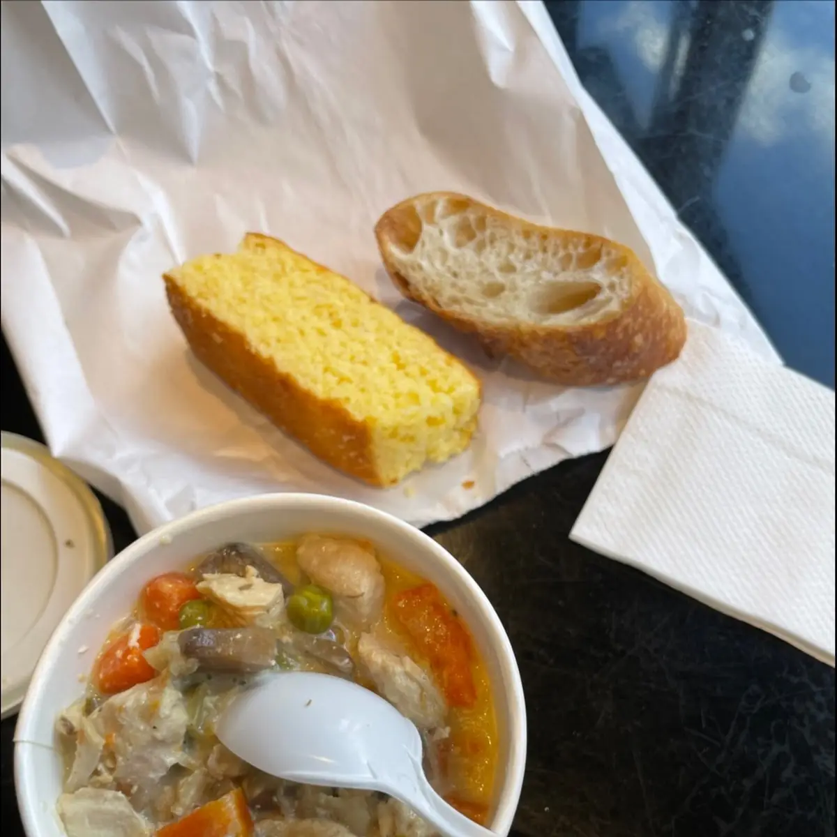 Chicken Pot Pie with Cornbread