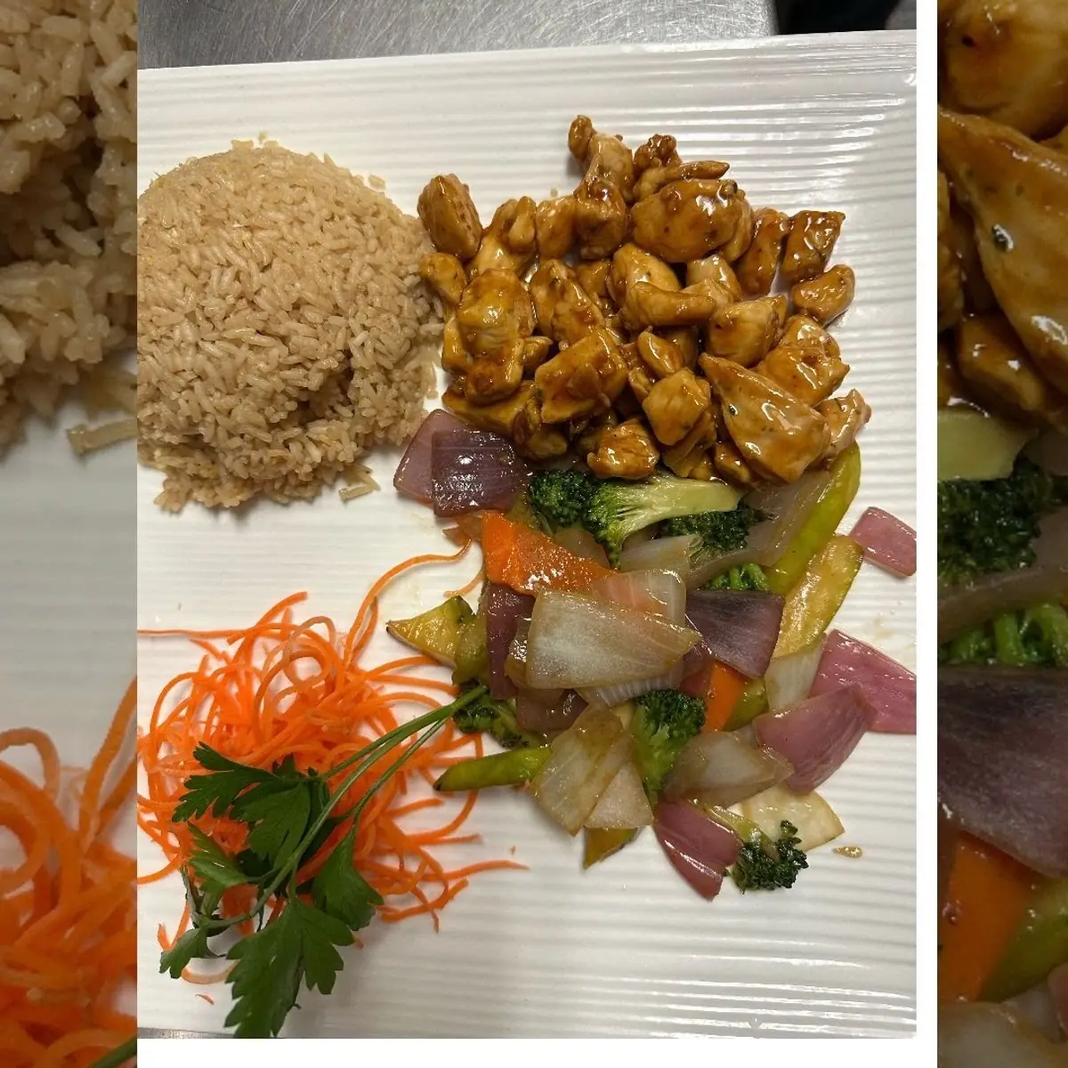 86.Hibachi Filet Mignon & Shrimp