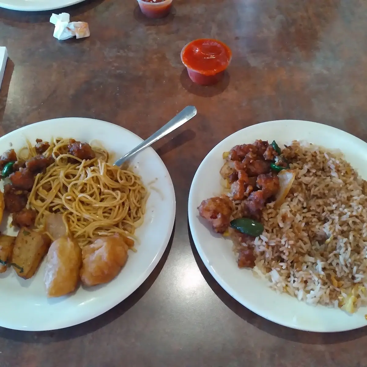 Lo Mein Fried Rice Jalapeño Chicken