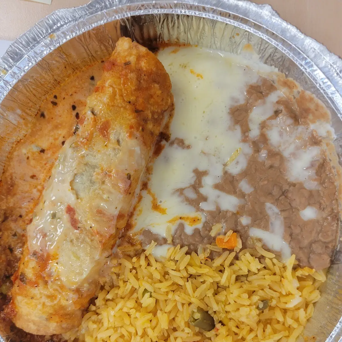 Burrito Enchilada Rice & Beans