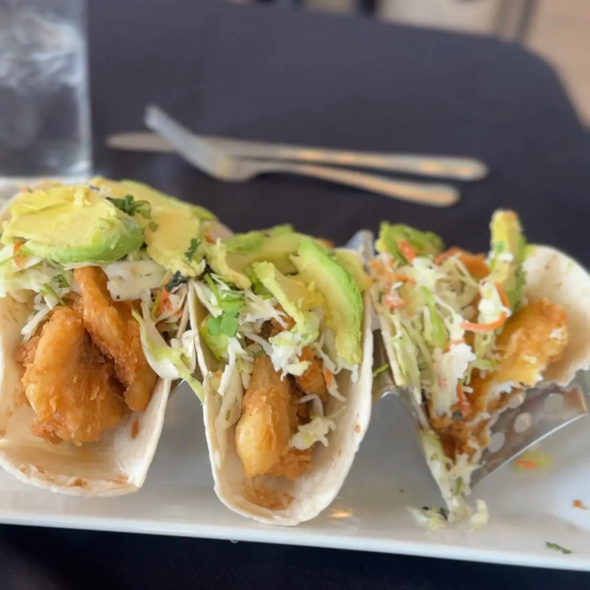Fried Bluegill Fish Tacos