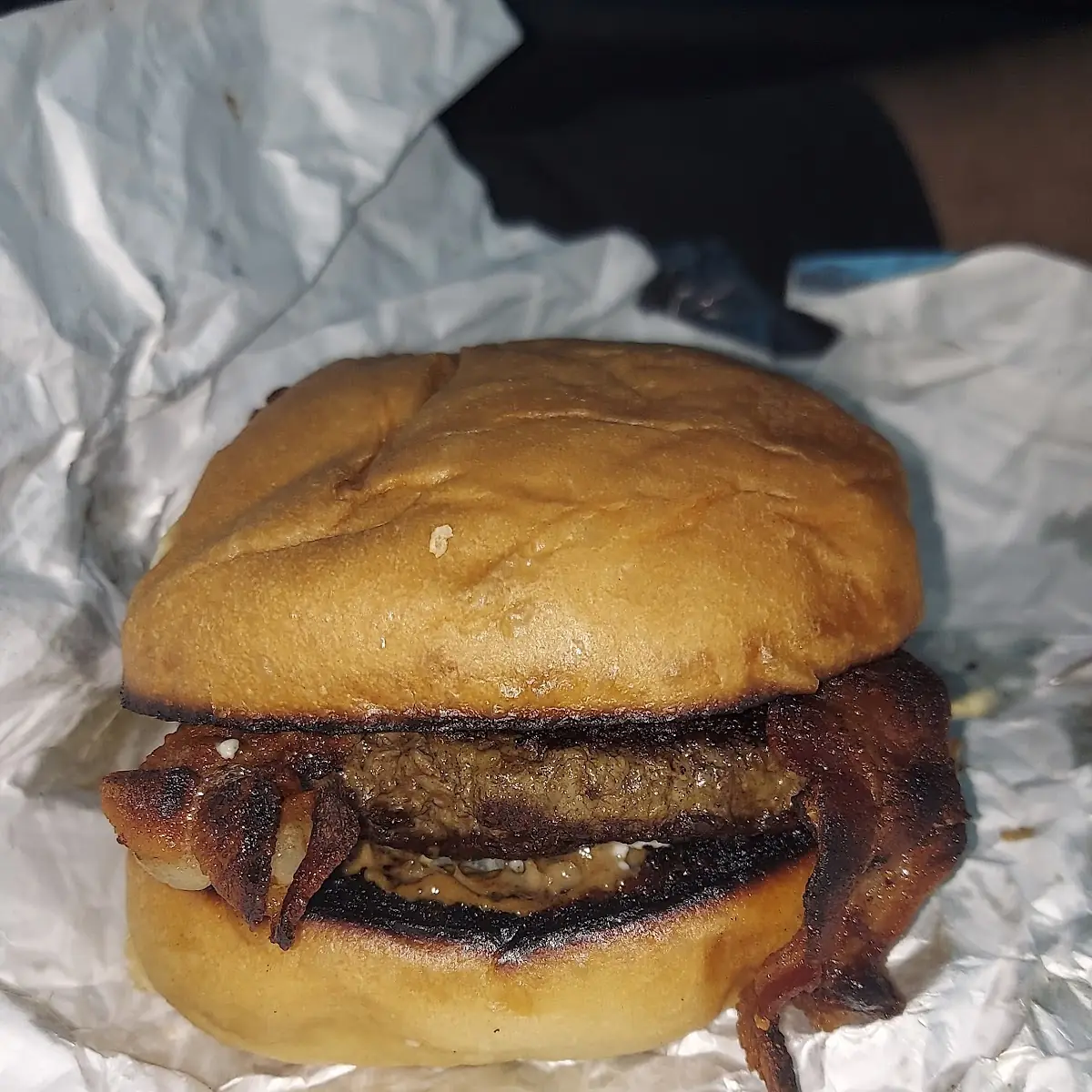 Burger with Blue Cheese