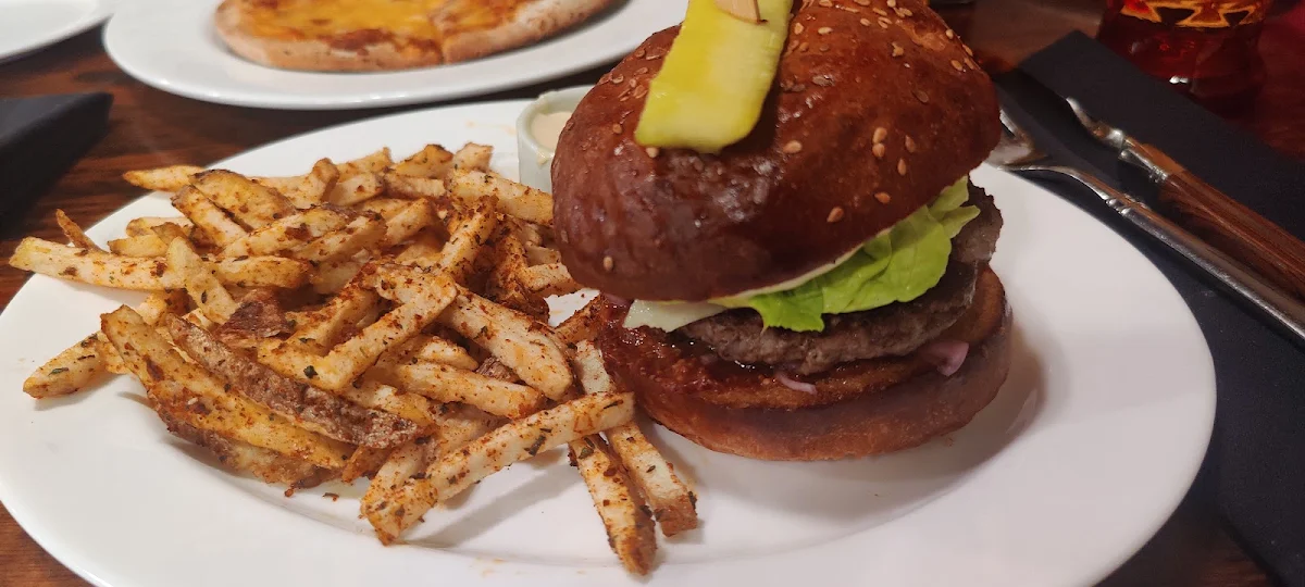 Black and Bleu Burger