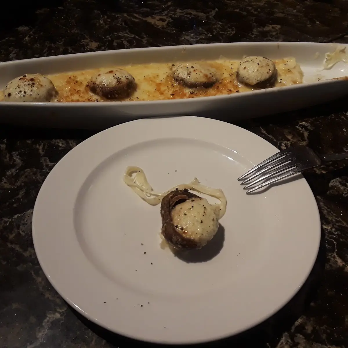 White Cheddar Stuffed Mushrooms