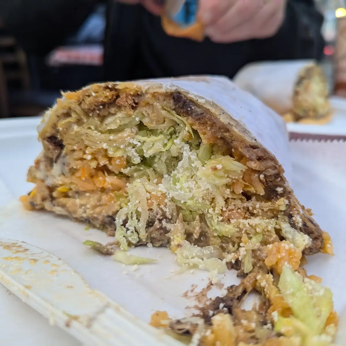 Barbacoa Burrito Goat Burrito