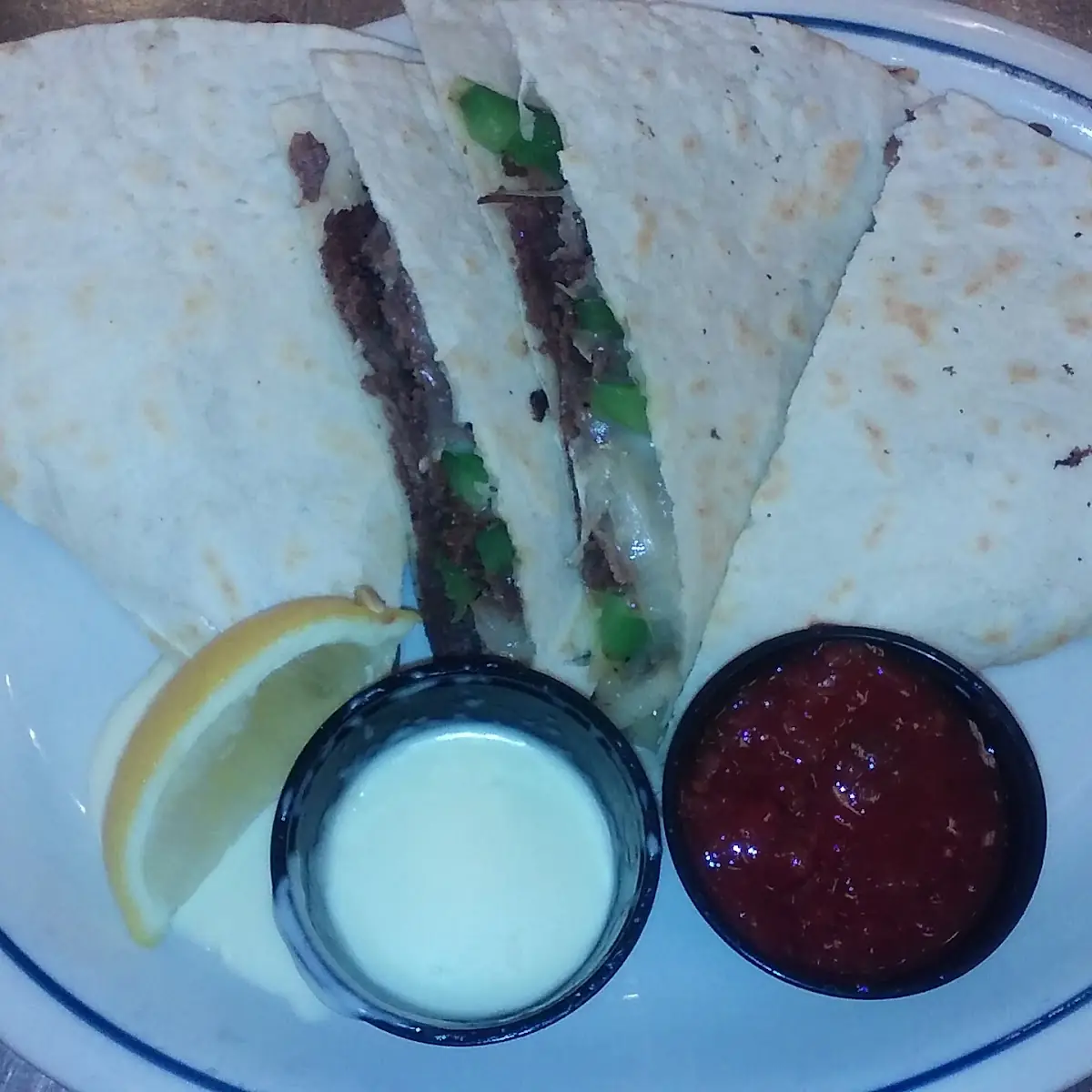 Philly Cheese Steak Quesadilla