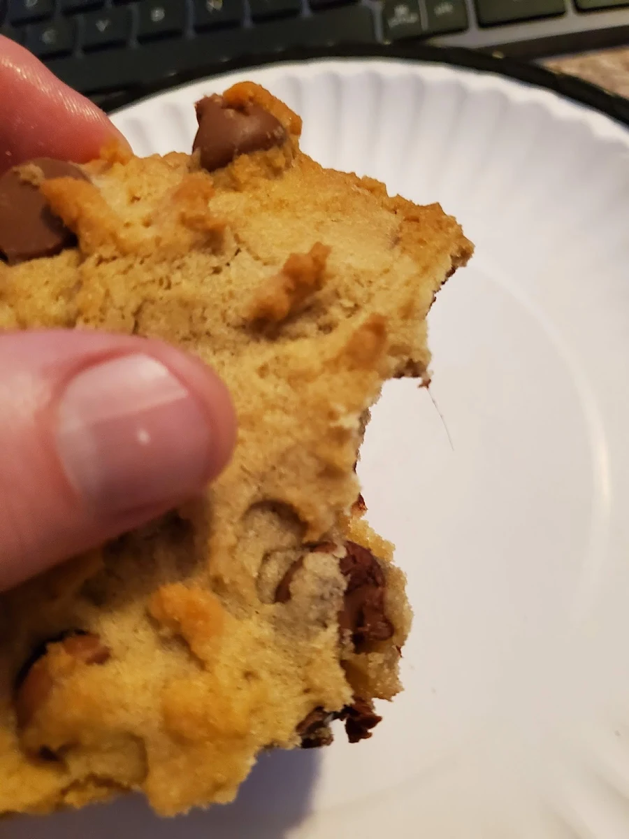 Chocolate Chip Cookie with Hair