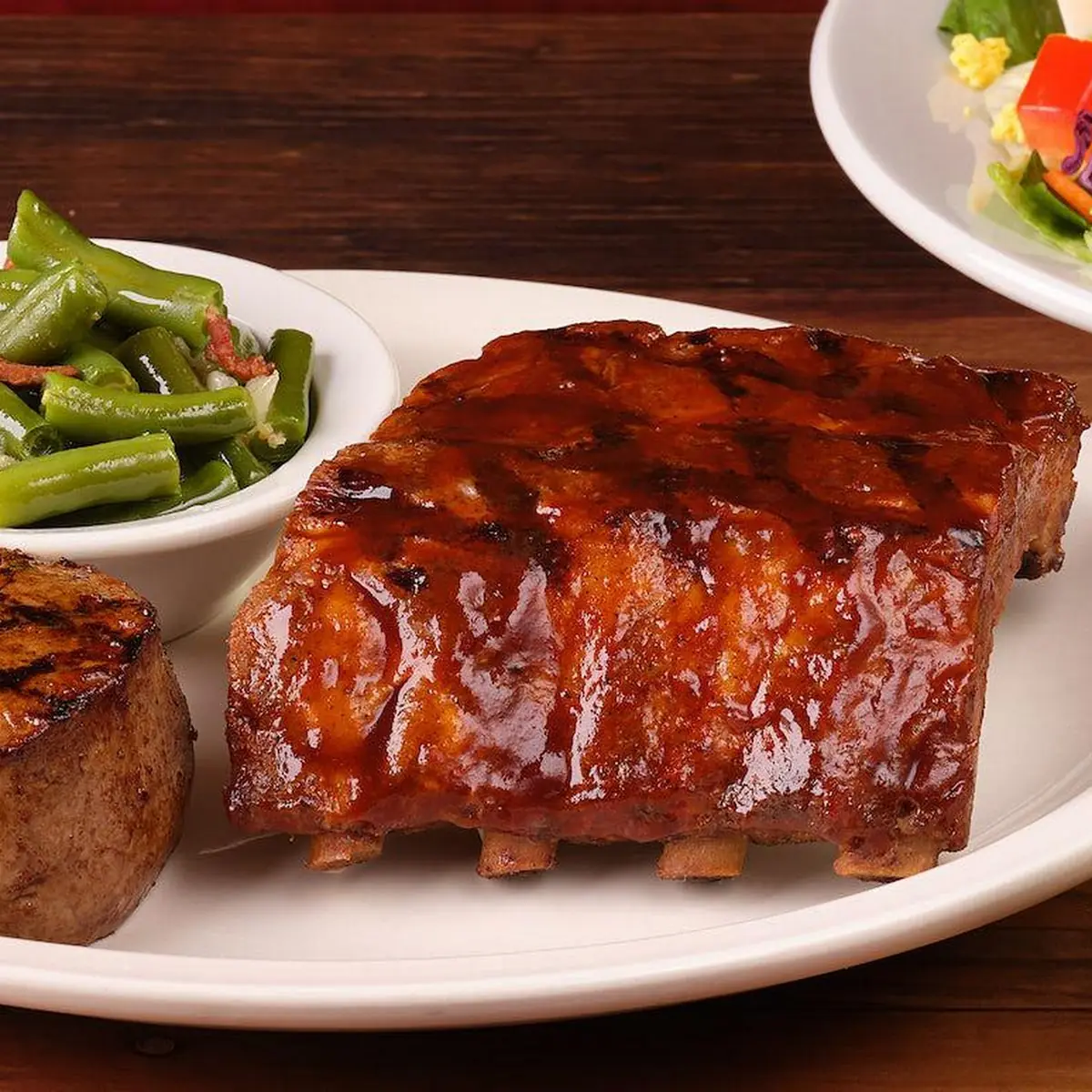 Sirloin & Grilled Shrimp Combo with 2