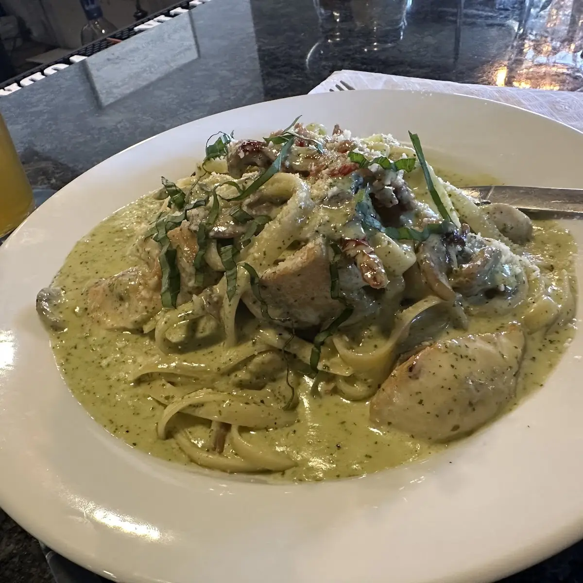 Chicken Pesto Alfredo