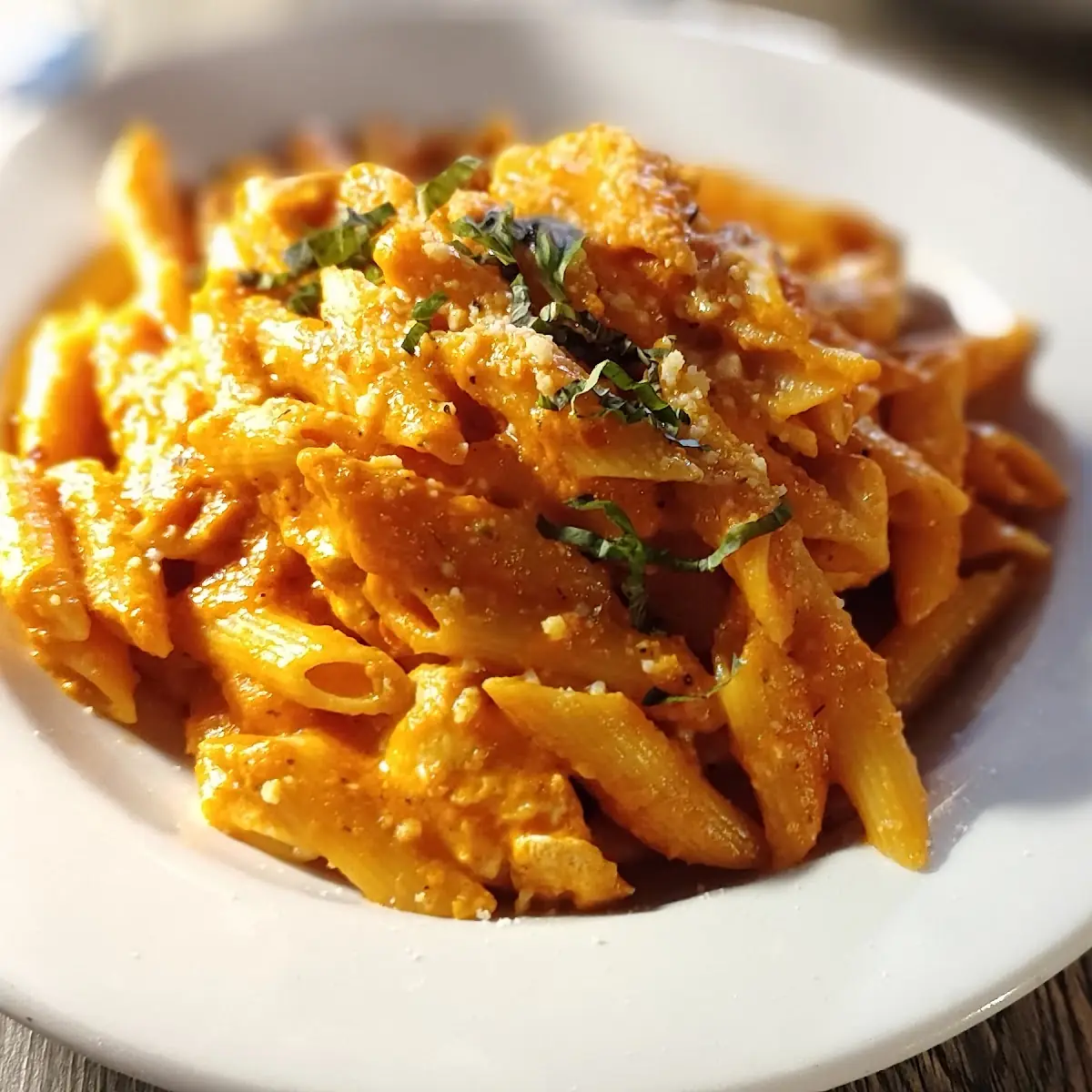 Fettuccine Alfredo with Bolognese Pasta