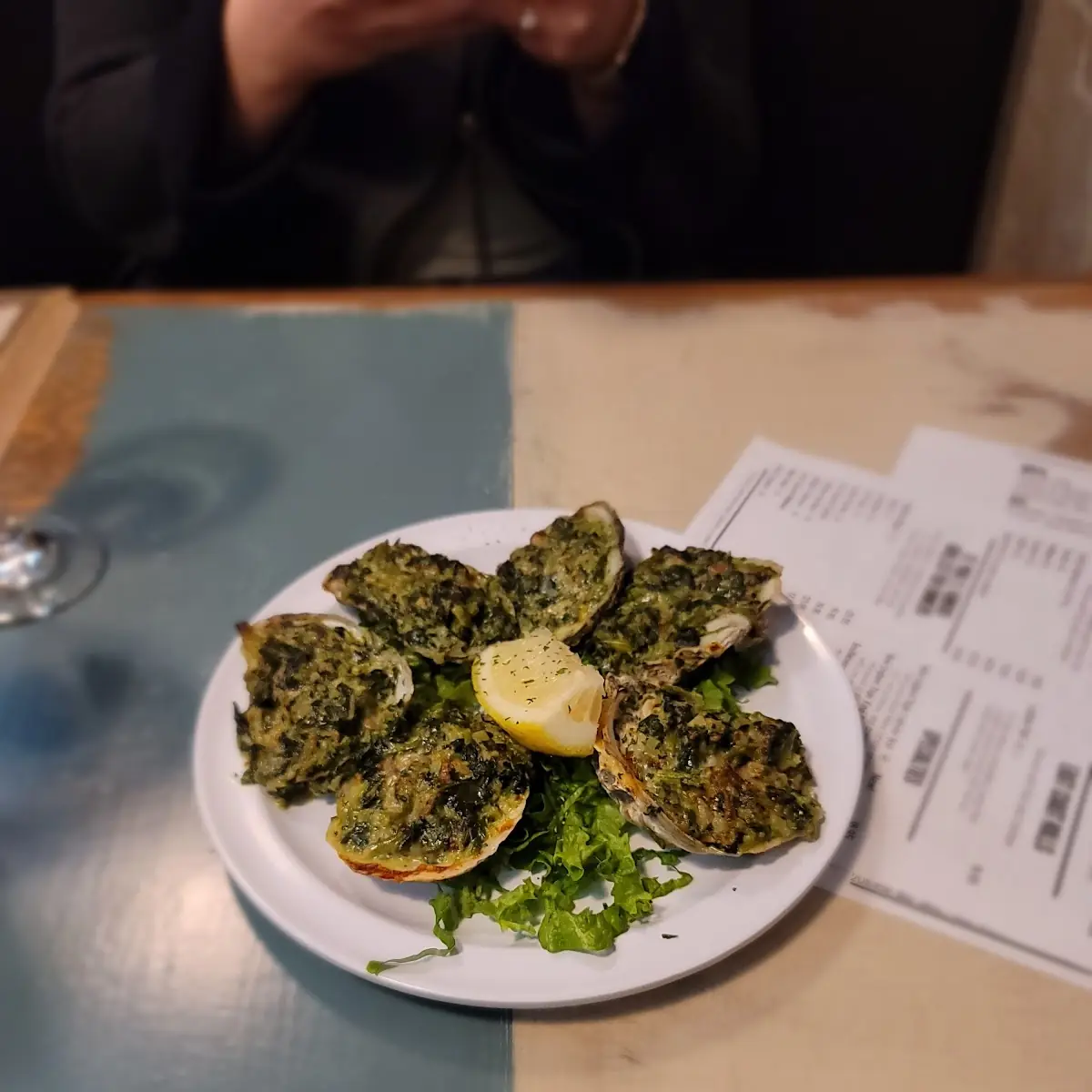 Oysters Rockefeller