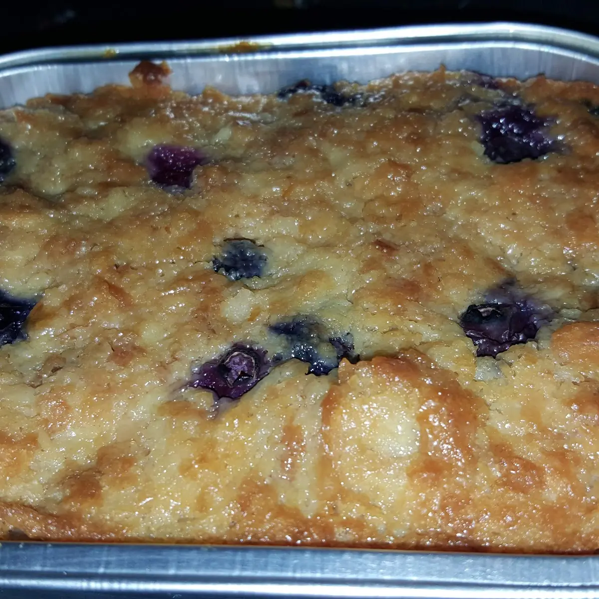 Vanilla Blueberry Bread Pudding