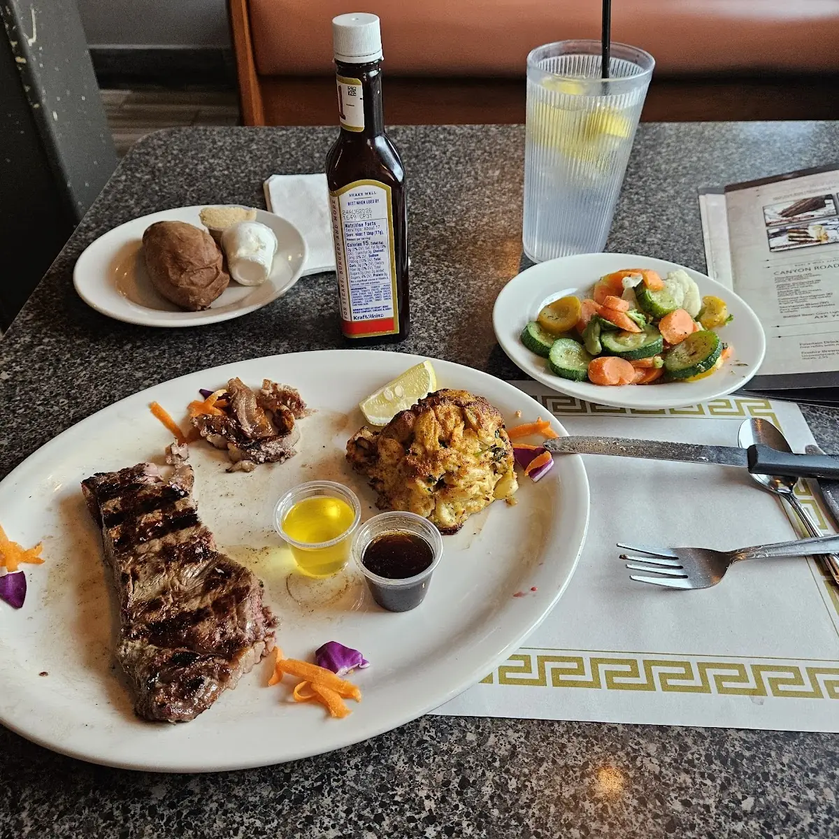 Steak and Crab Cakes