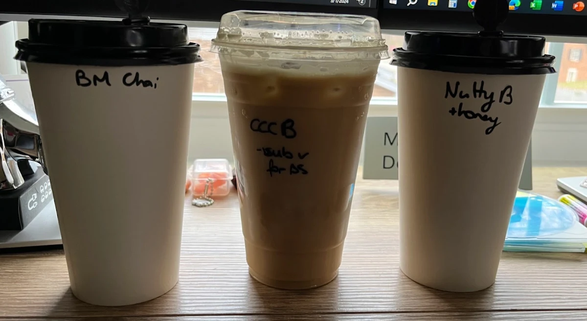 Blueberry Muffin Chai Cookie Cold Brew Nutty Bee Latte