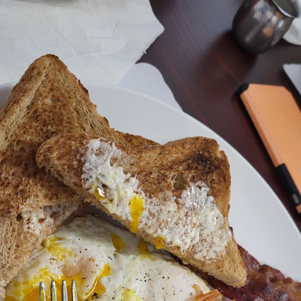Two Eggs Toast Hash Brown