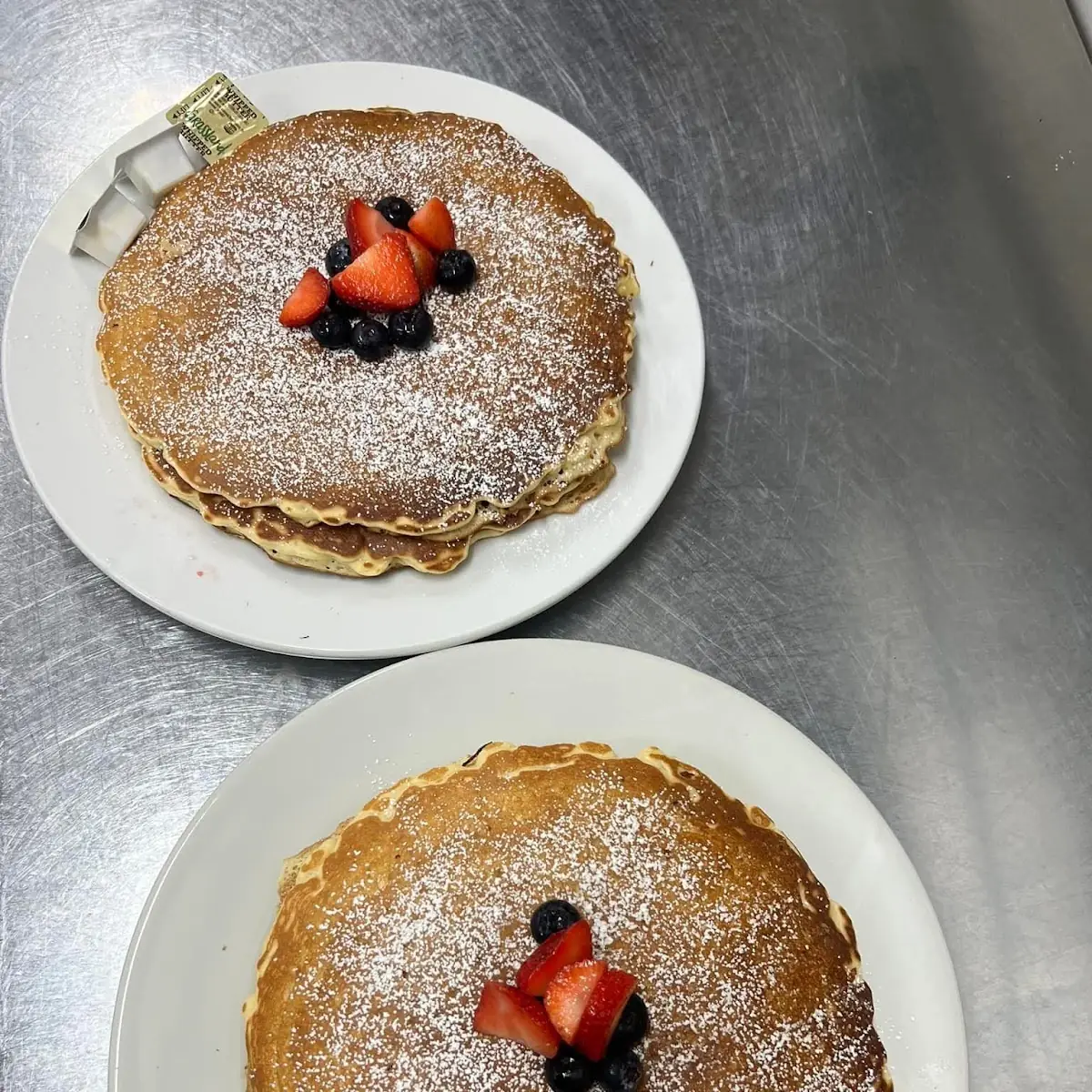 Stacked Island Pancakes