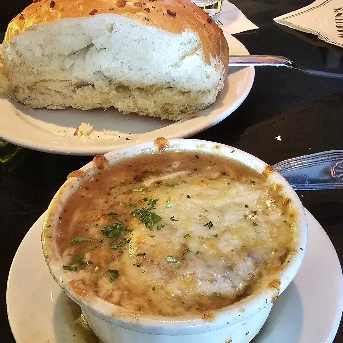 Baked Five Onion Soup