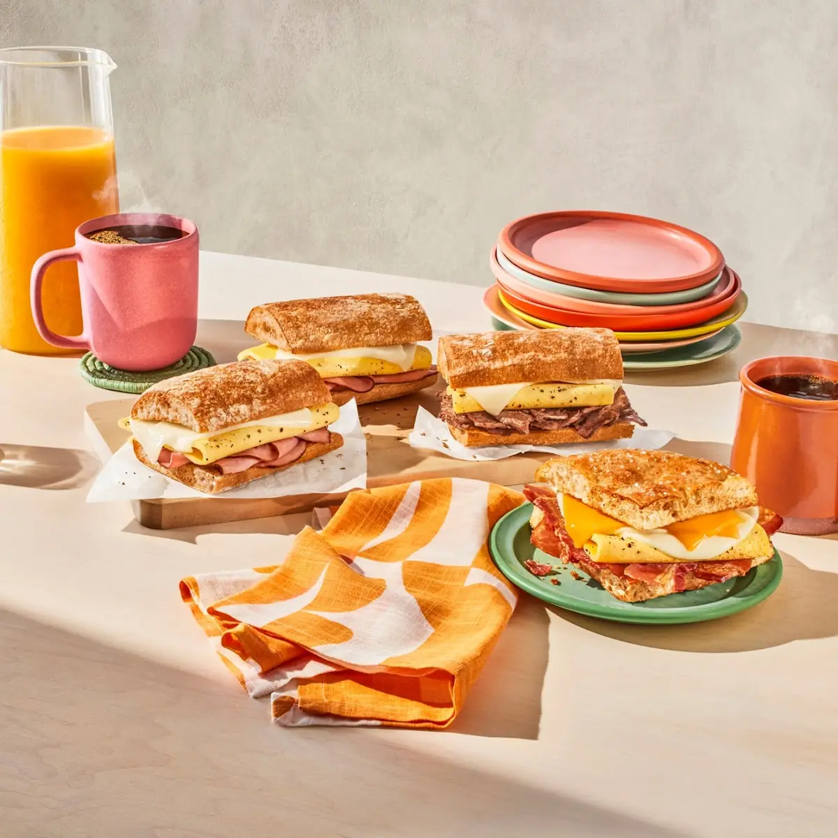 Breakfast Sandwich Family