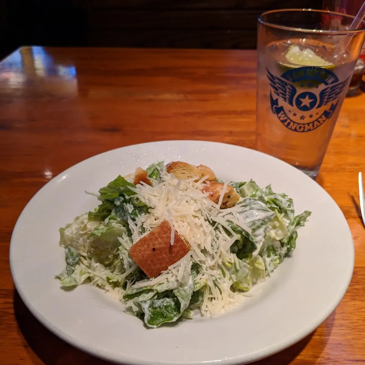 Sour Side Caesar Salad or Side Tossed Salad