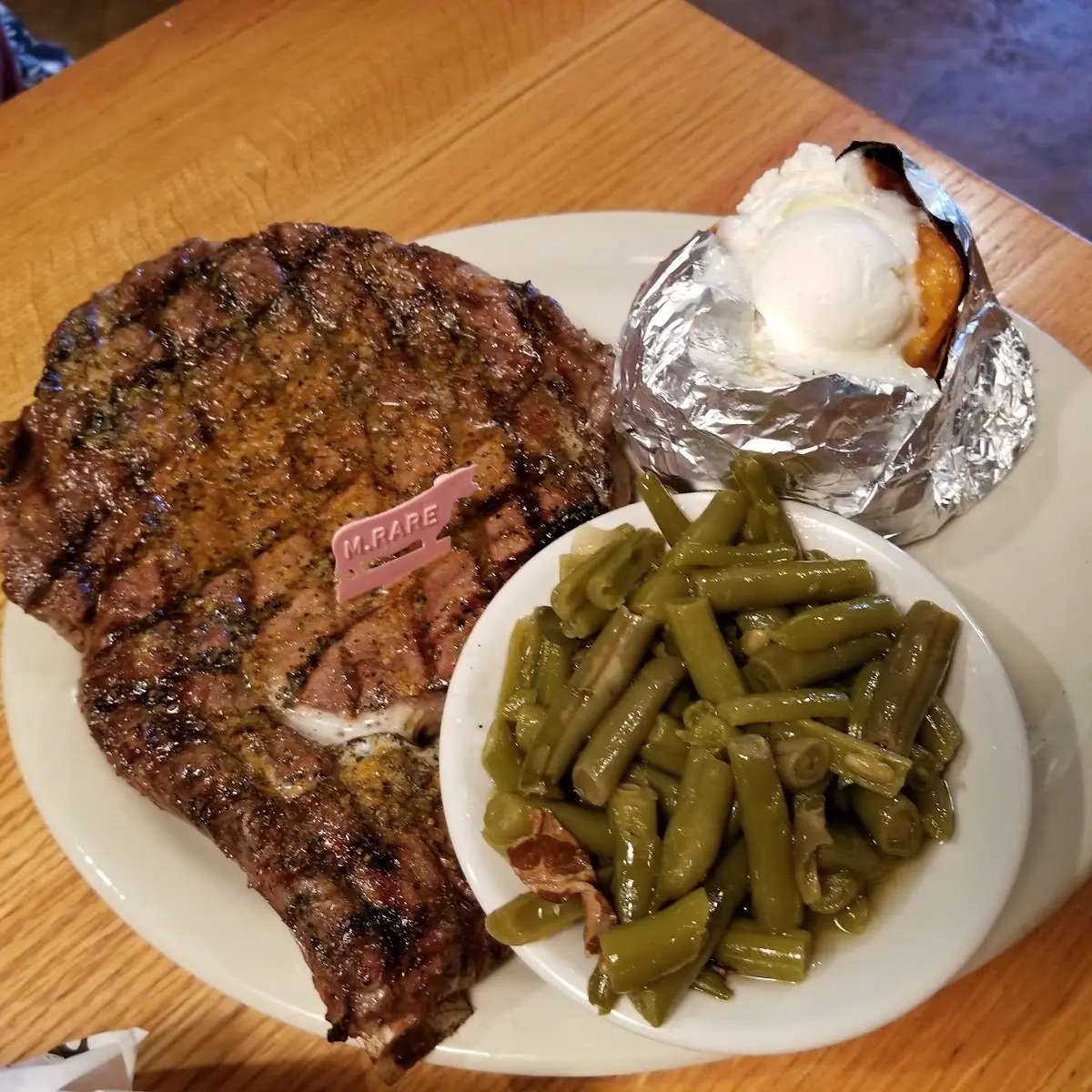 12 Ounce Ribeye Steak Dinner