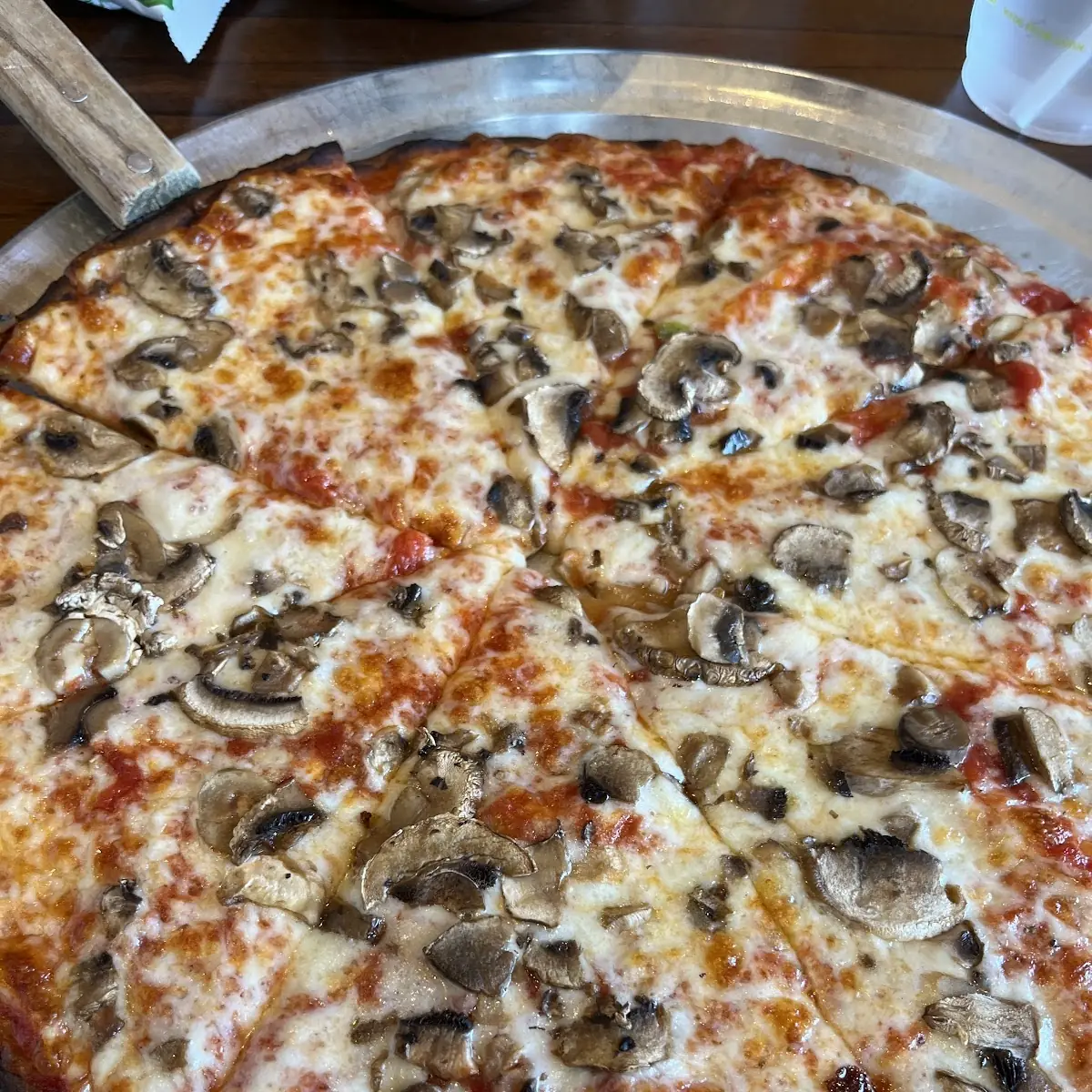 Gluten Free Mushroom Pizza
