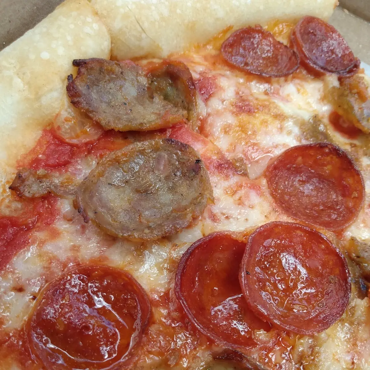 Pepperoni and Sausage Pizza