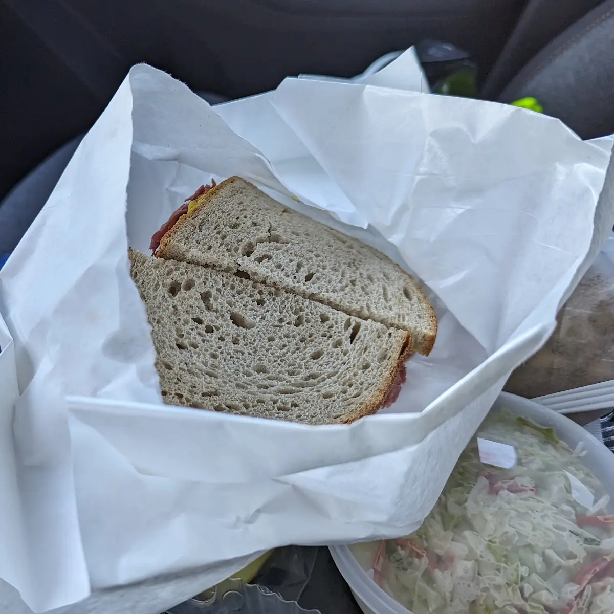 Box Lunch Corned Beef Sandwich