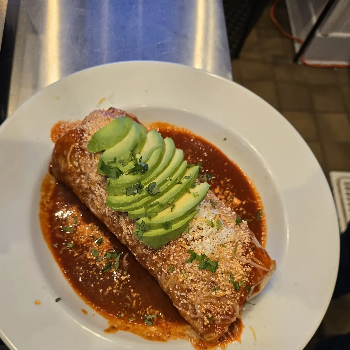 Chile Colorado Burrito