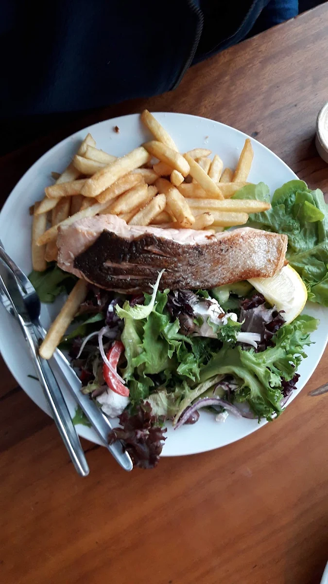 Fish and Chip Salmon, Fishy Fishy Seafood Restaurant