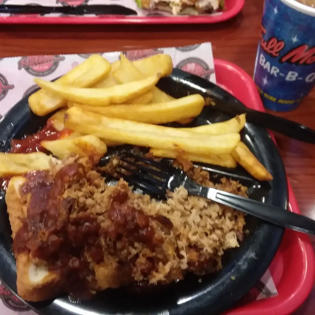 Open Face Pork Sandwich
