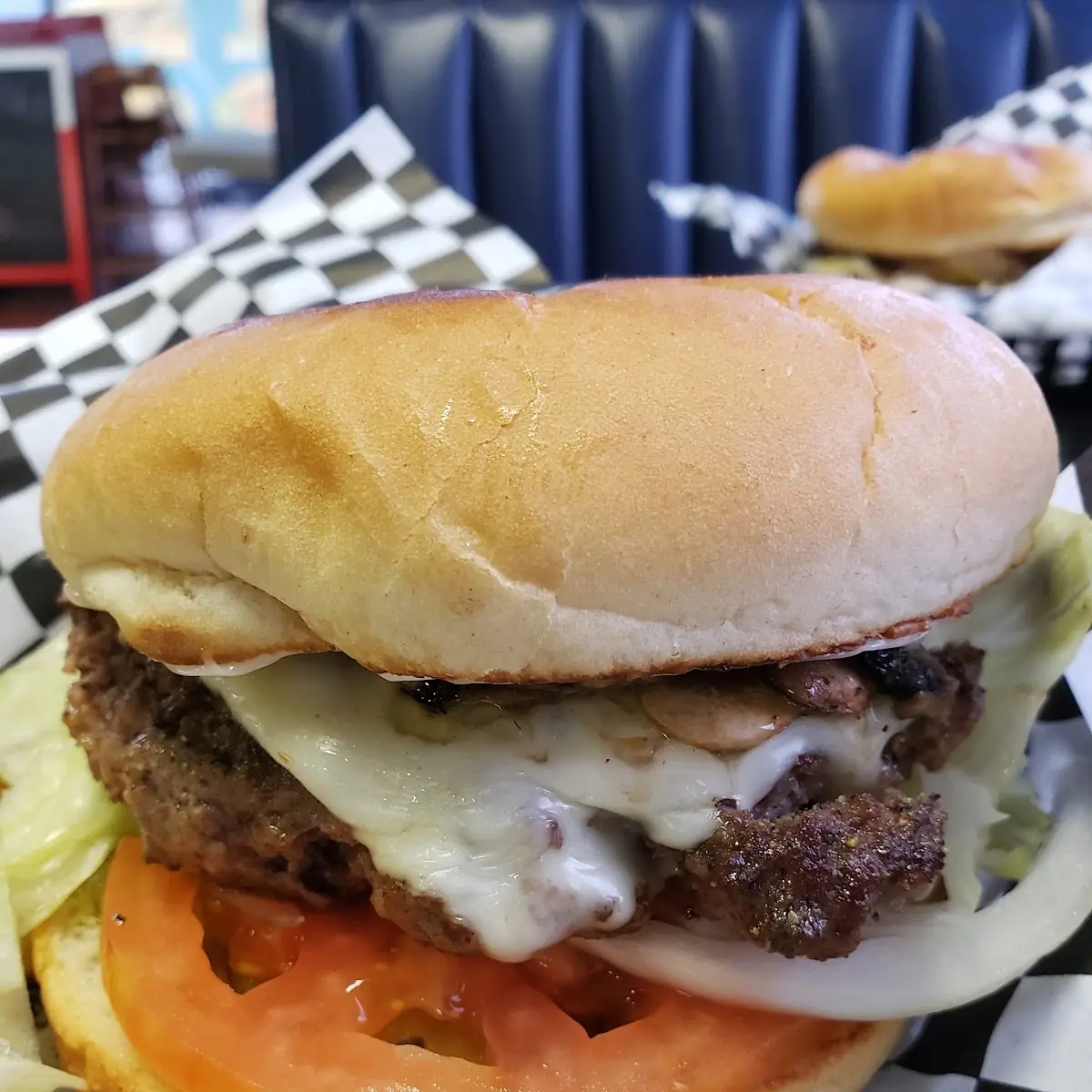 Mushroom Swiss Burger