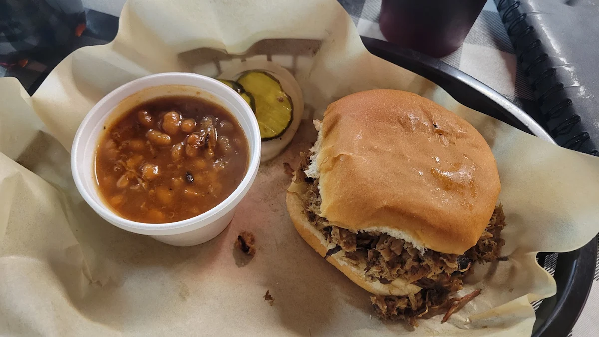 Pulled Pork with Baked Beans