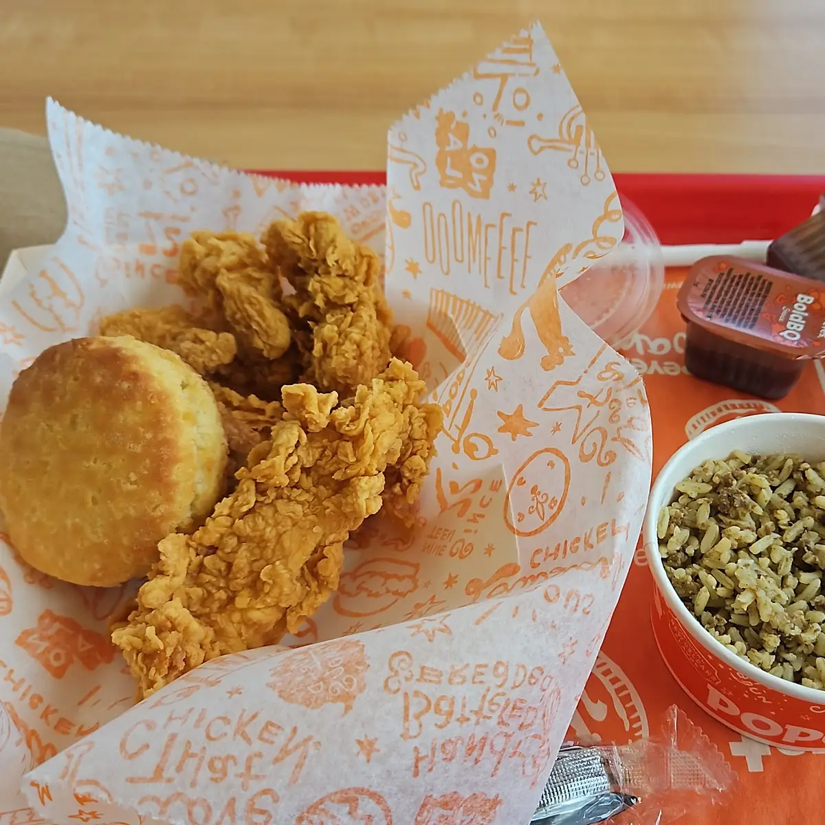 Chicken Tenders with Cajun Rice