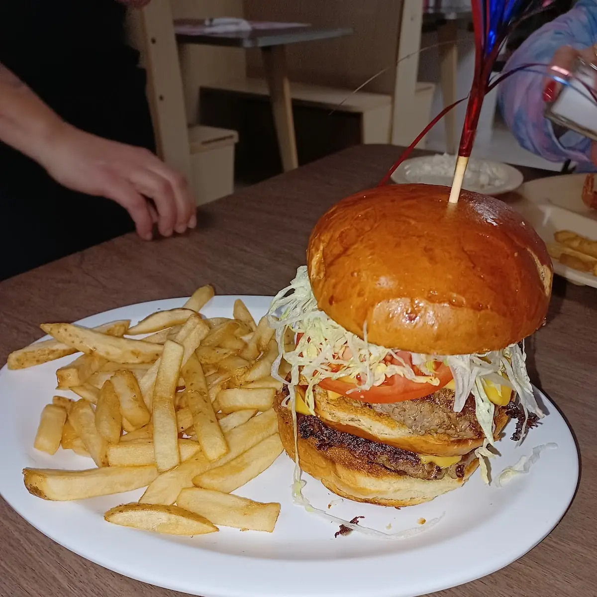 Rumsey Burger and Fries