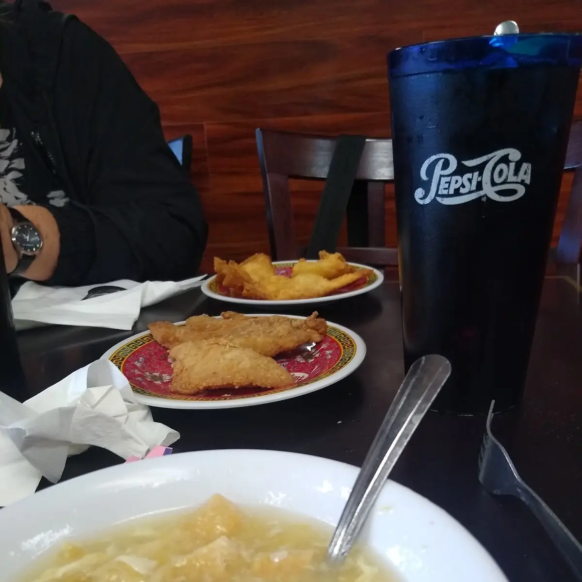 Egg Drop Soup Fried Fish