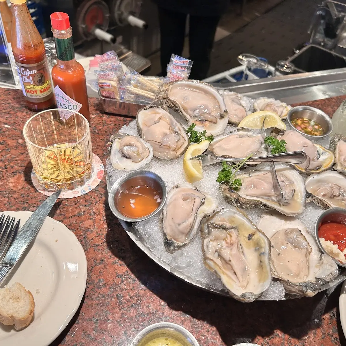 Blue Point Oysters on the Half Shell