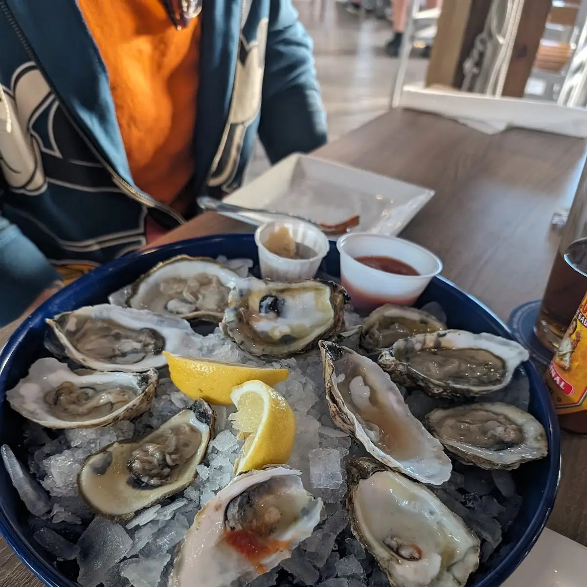 Blue Point Oysters Half Shell