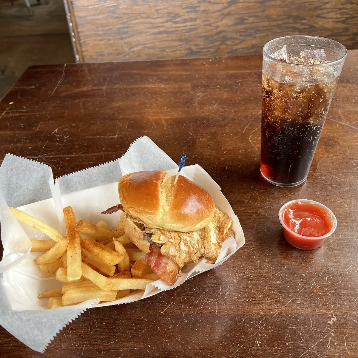 Burger and Fries