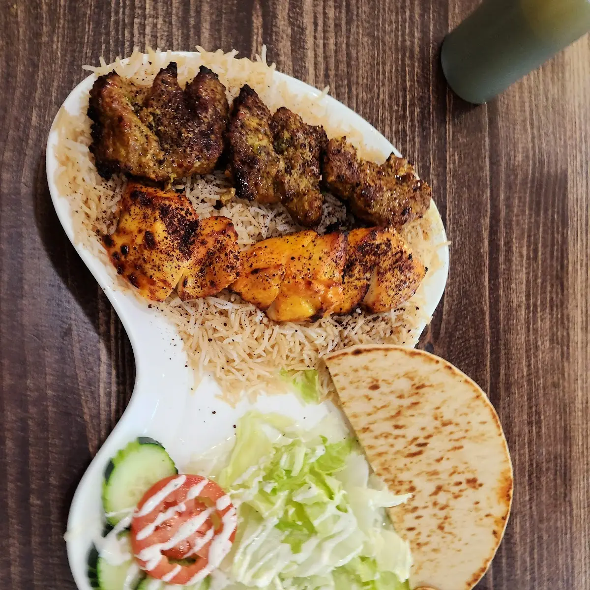 Steak and Chicken Kebab