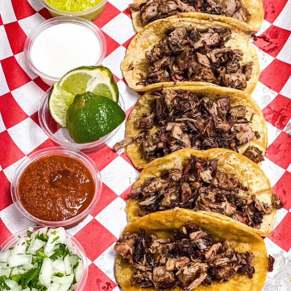 Extra Taco Asada Chicken Al Pastor Pulled Pork